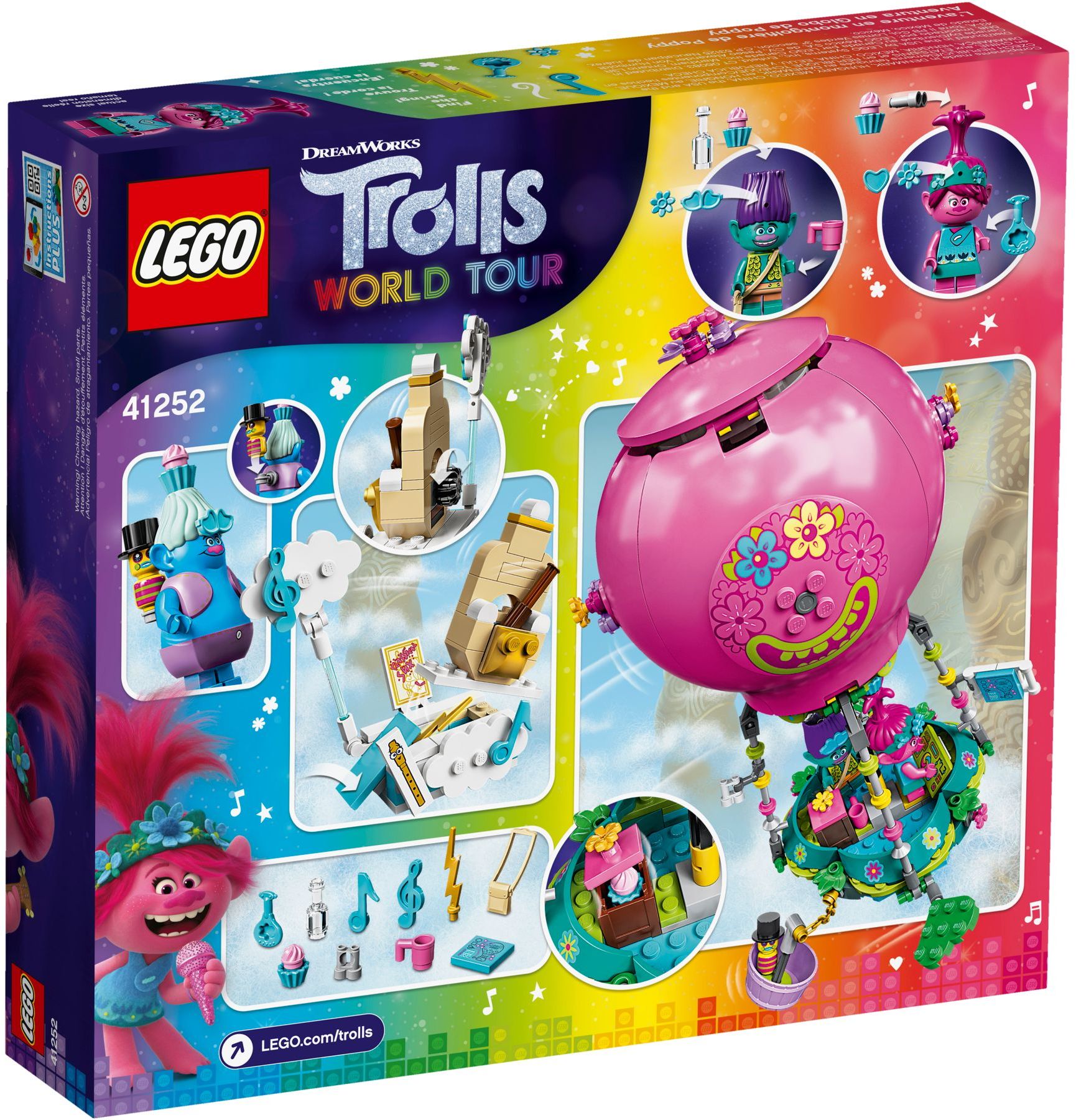 Poppy's Air Balloon Adventure 41252 | Trolls World Tour | LEGO – image 6