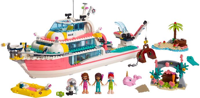 Rescue Mission Boat 41381 | Friends | LEGO