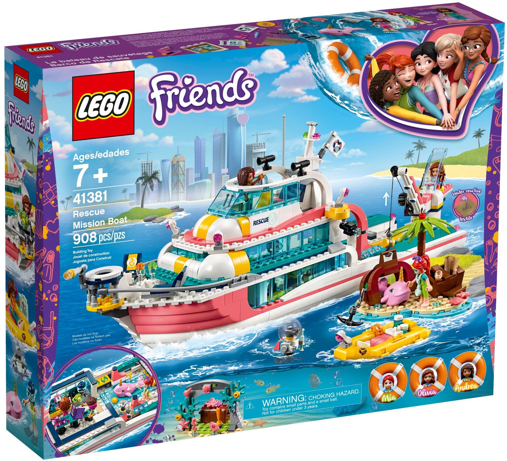 Rescue Mission Boat 41381 | Friends | LEGO (image 2)