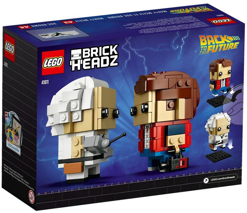Marty McFly & Doc Brown 41611 | BrickHeadz | LEGO – image 3