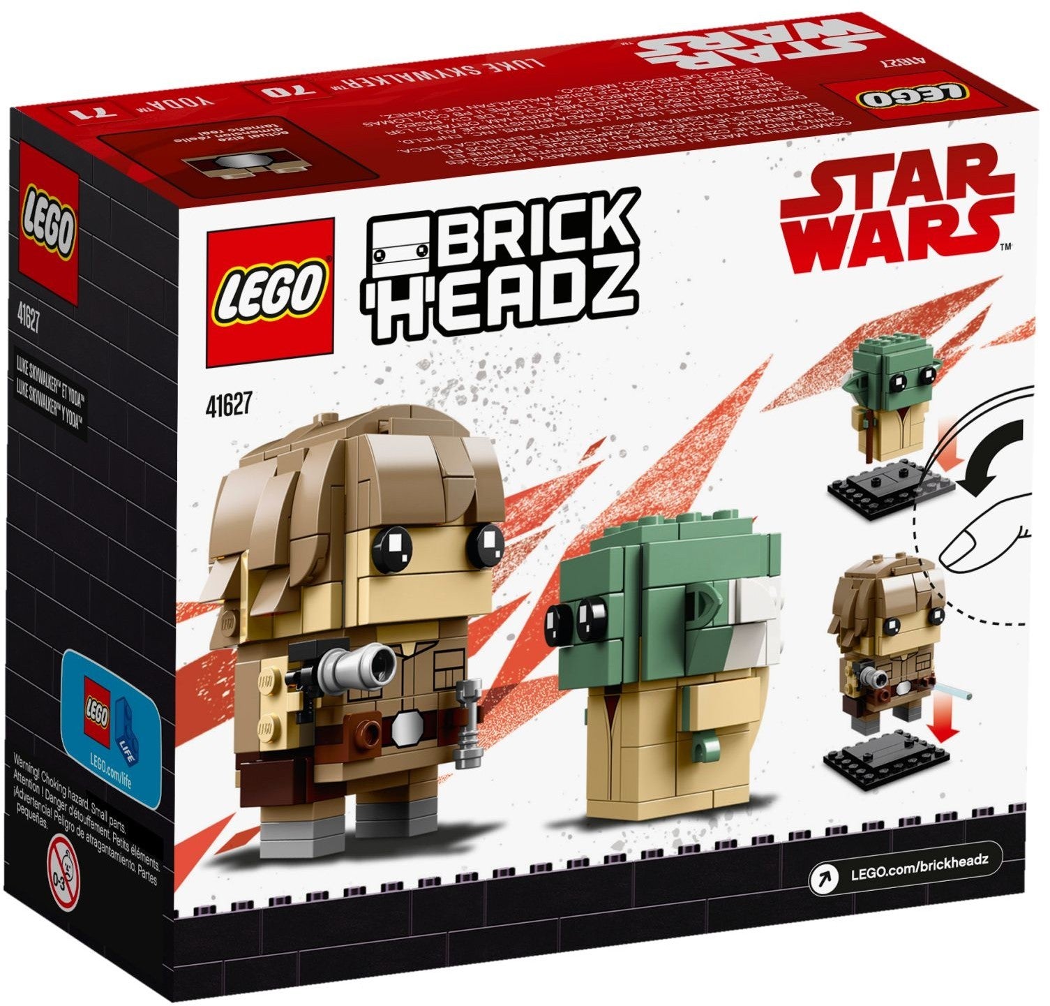 Luke Skywalker & Yoda 41627 | BrickHeadz | LEGO – image 5