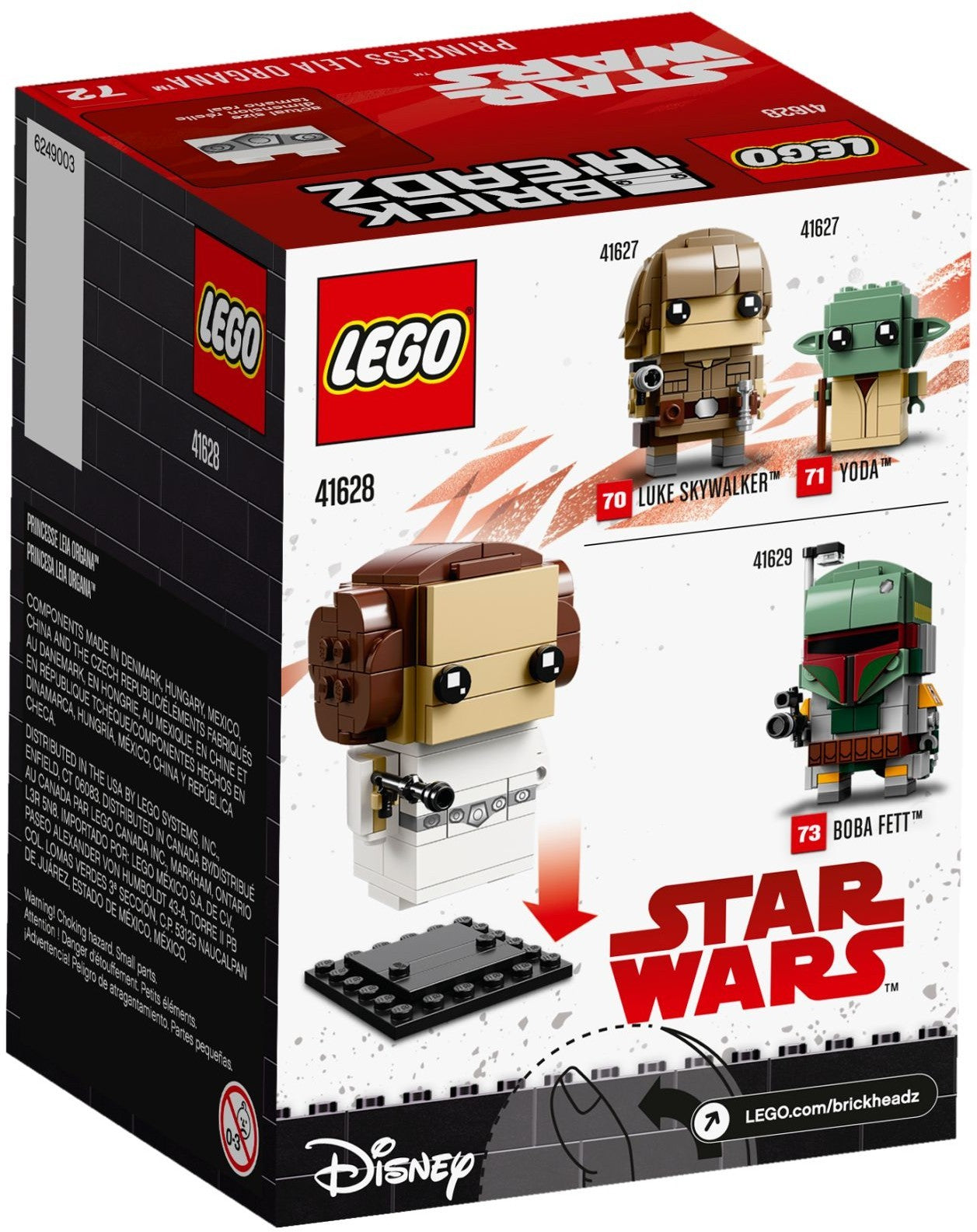 Princess Leia Organa 41628 | BrickHeadz | LEGO – image 4