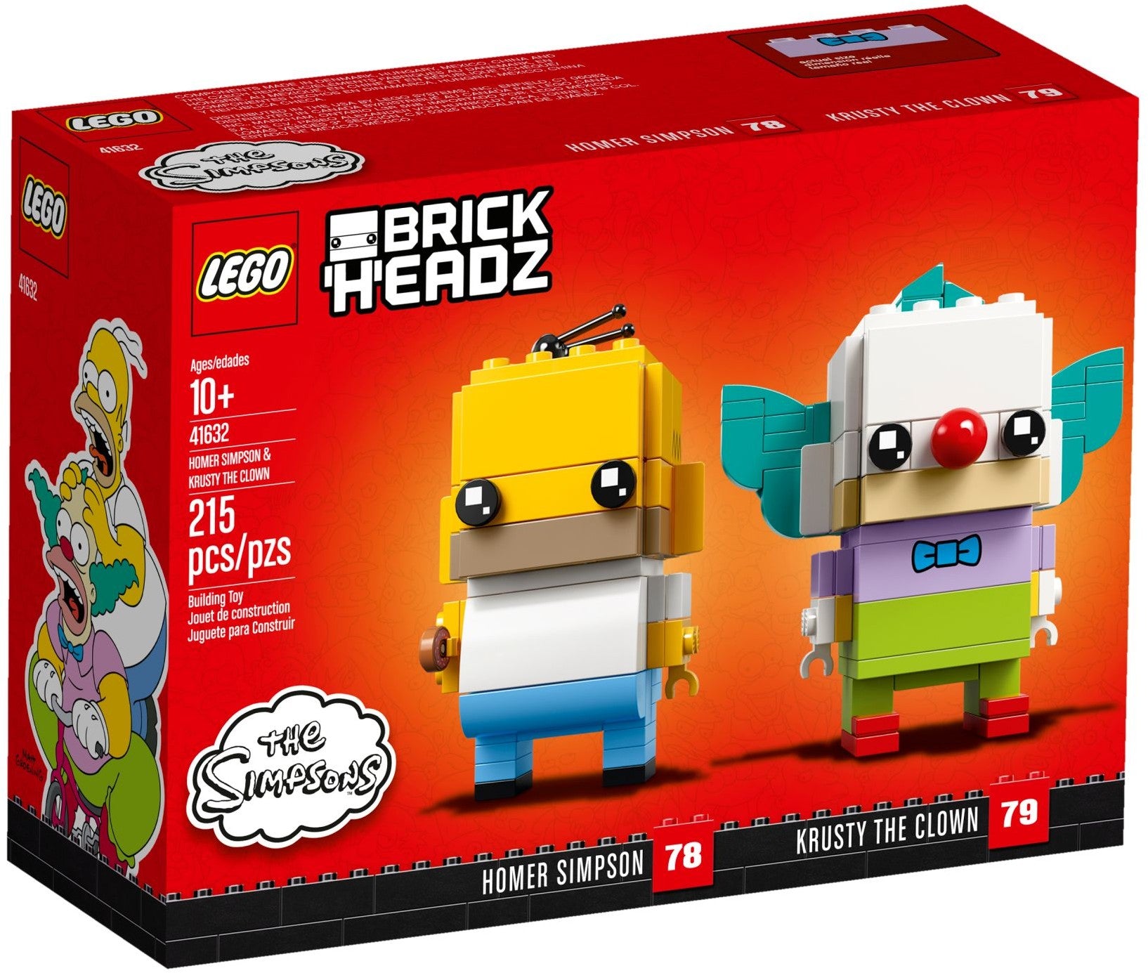 Homer Simpson & Krusty the Clown 41632 | BrickHeadz | LEGO – image 2
