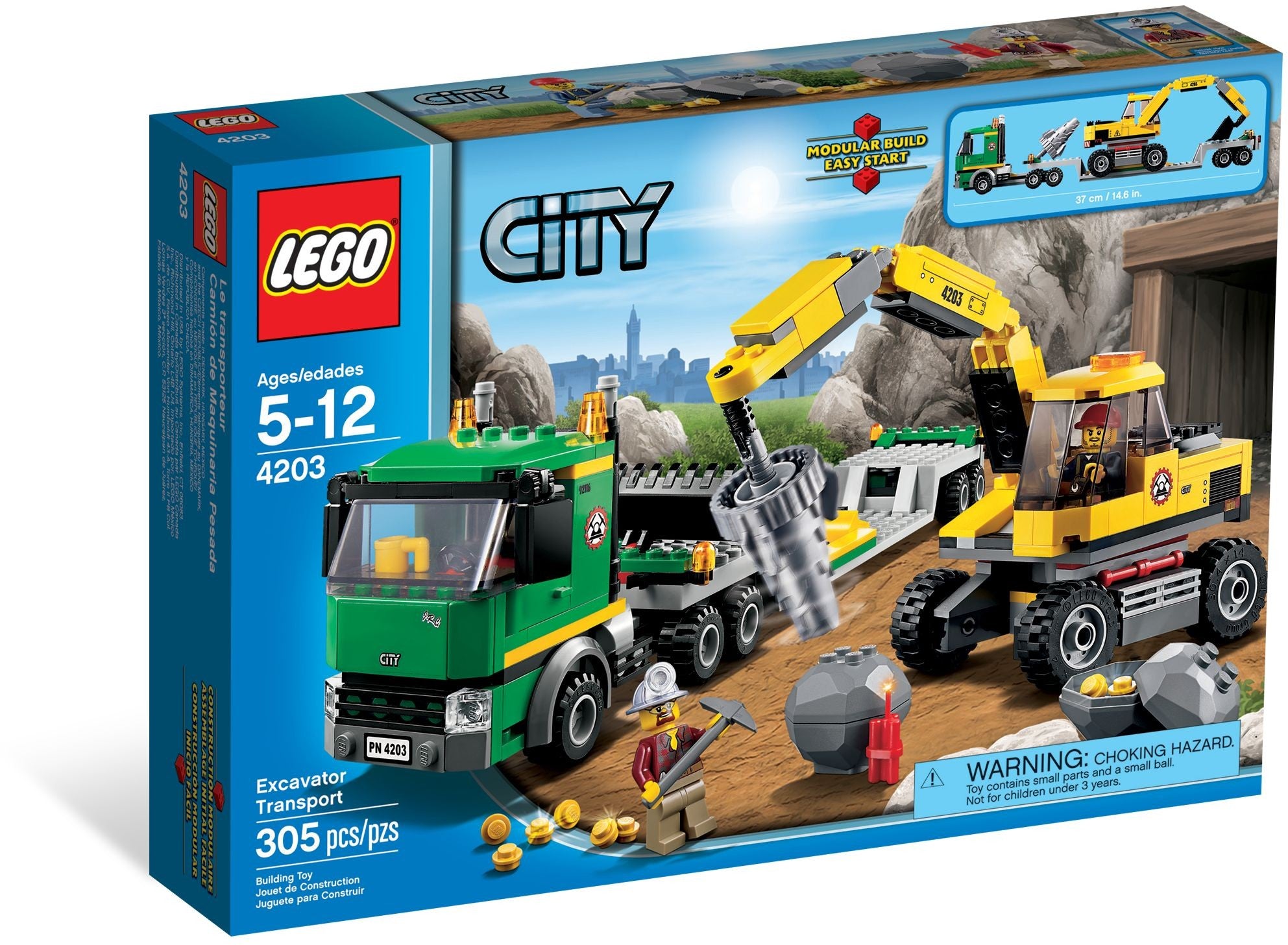 Excavator Transporter 4203 | City | LEGO