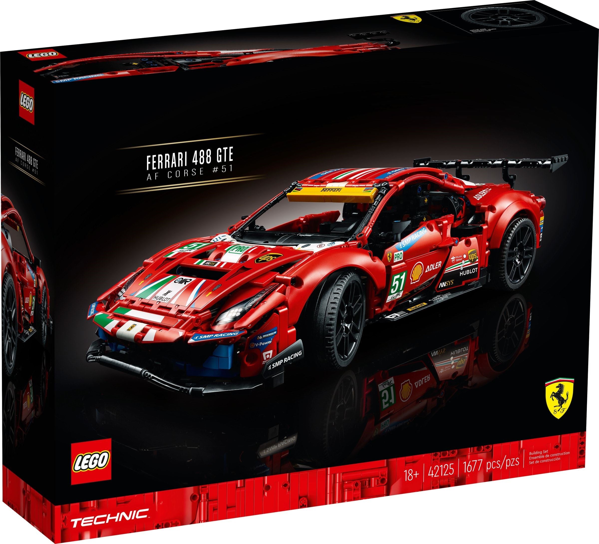 Ferrari 488 GTE AF Corse #51 42125 | Technic | LEGO