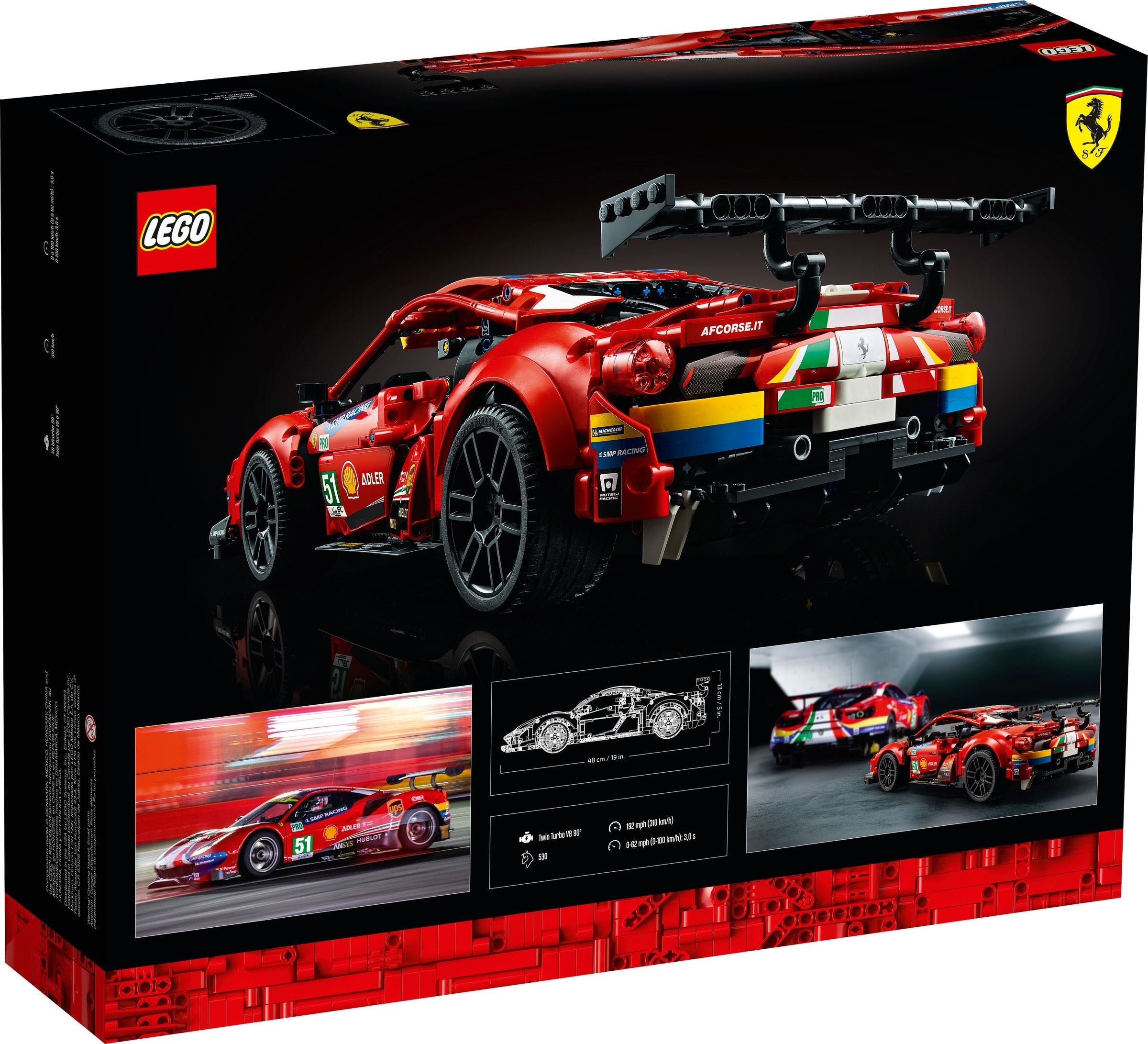 Ferrari 488 GTE AF Corse #51 42125 | Technic | LEGO