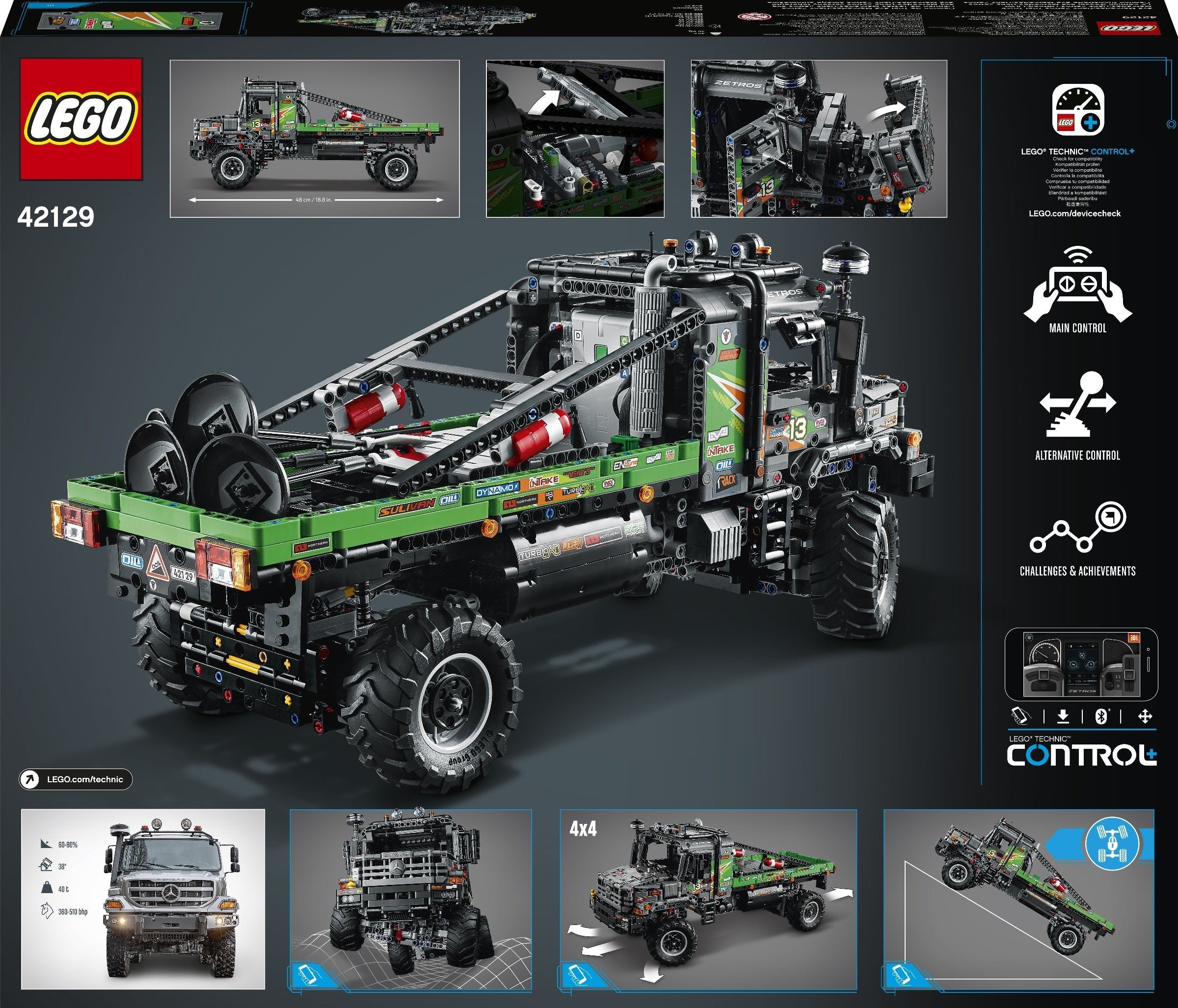 4x4 Mercedes-Benz Zetros Trial Truck 42129 | Technic | LEGO – image 11