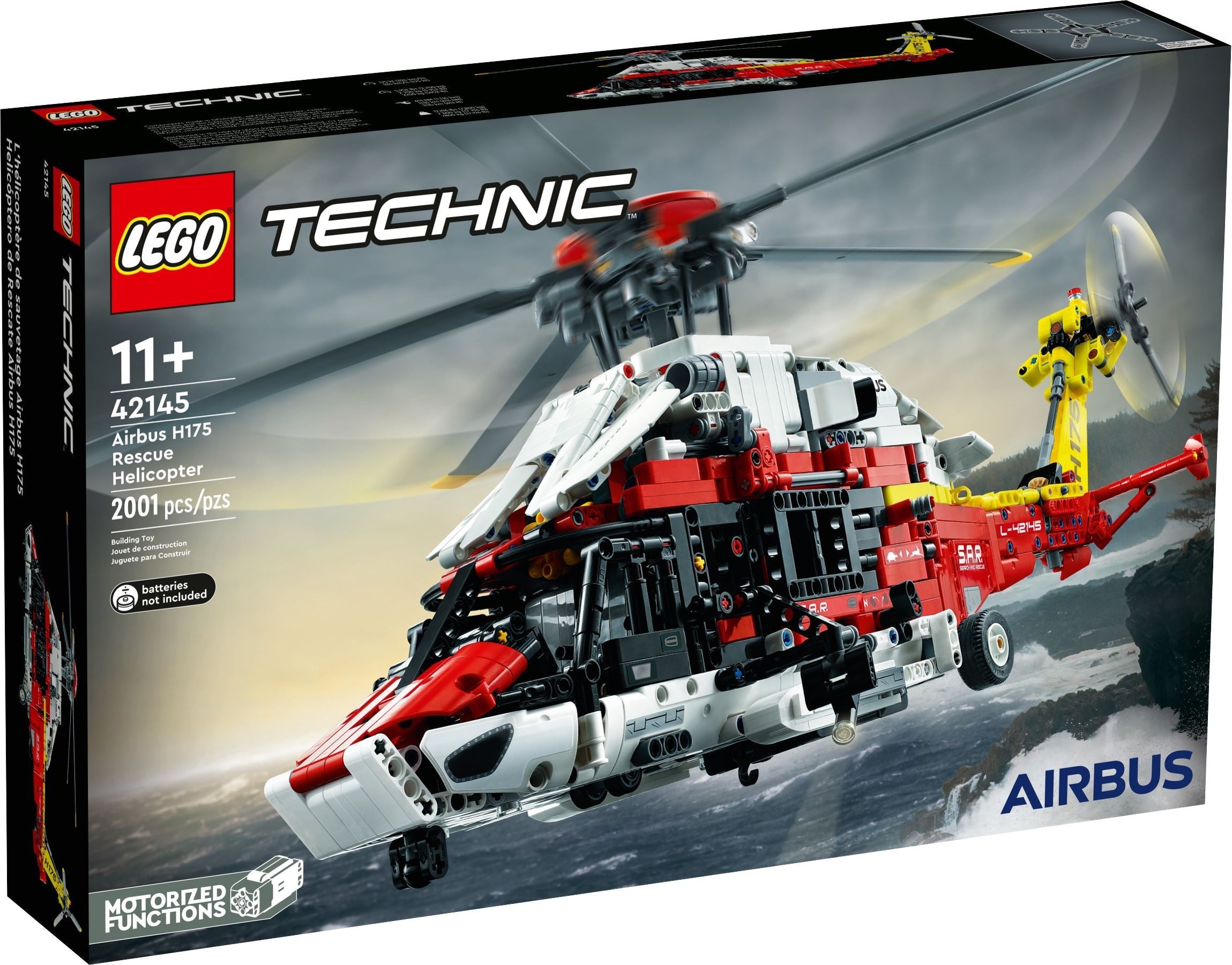 ame　ミニチュア Airbus H175 Rescue Helicopter 42145 | Technic | LEGO