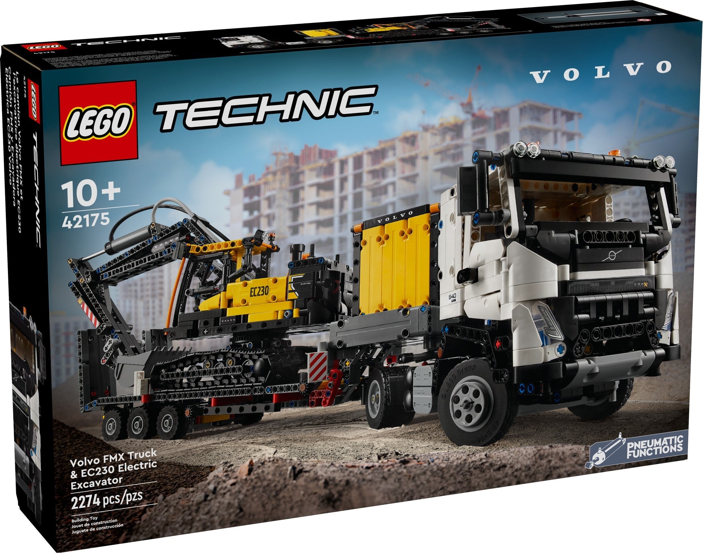Volvo FMX Truck & EC230 Electric Excavator 42175 | Technic | LEGO – image 2