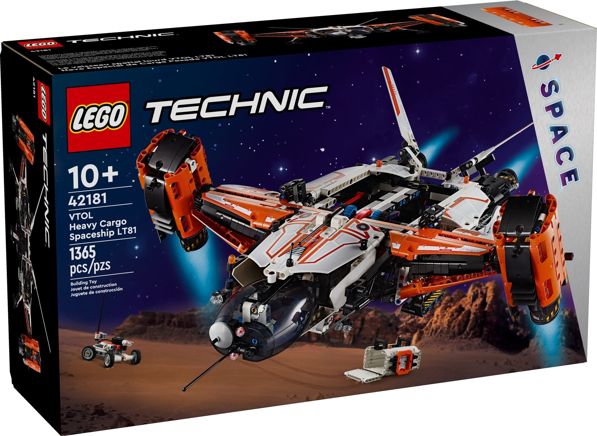 VTOL Heavy Cargo Spaceship LT81 42181 | Technic | LEGO – image 2