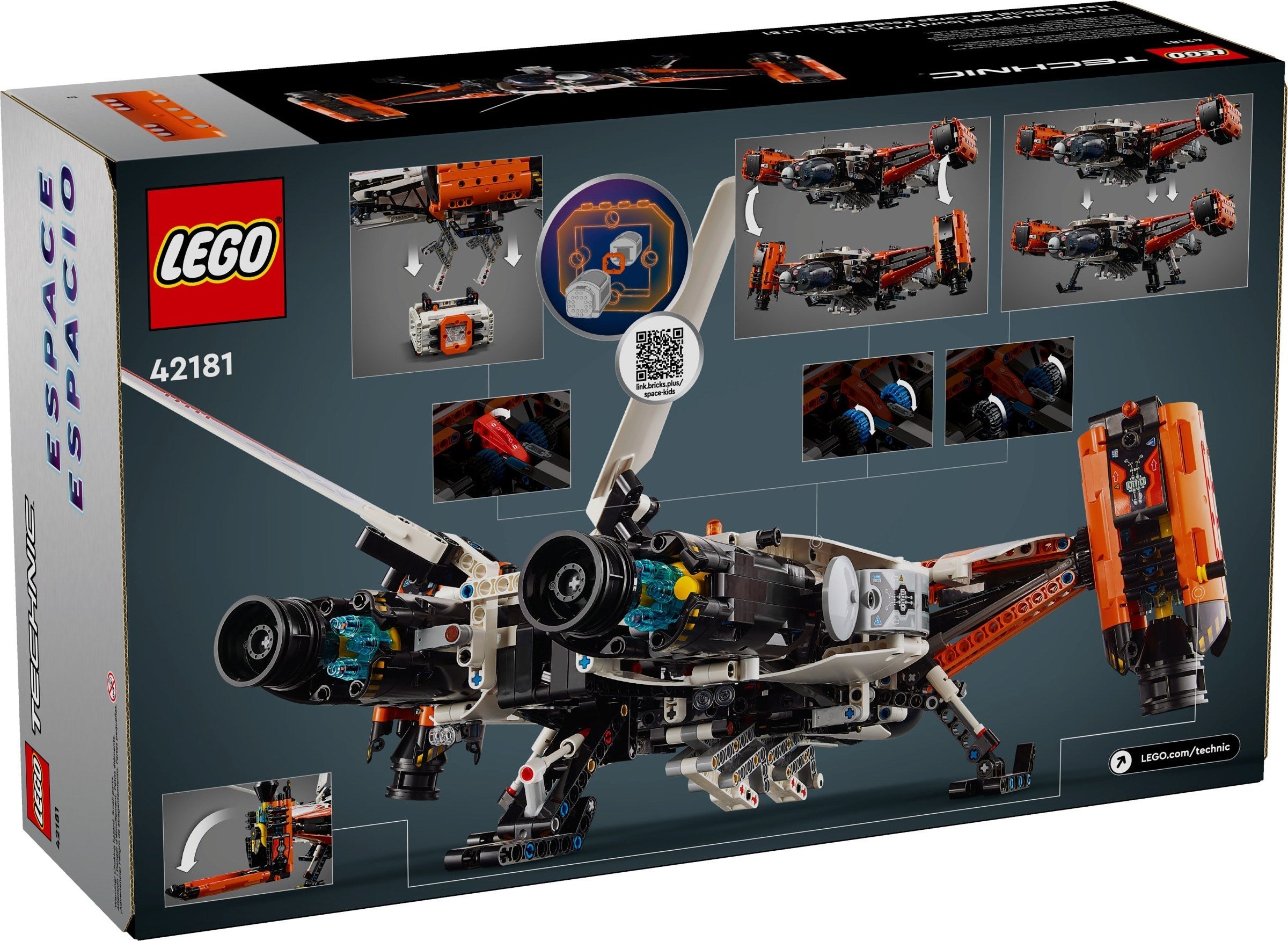 VTOL Heavy Cargo Spaceship LT81 42181 | Technic | LEGO – image 3