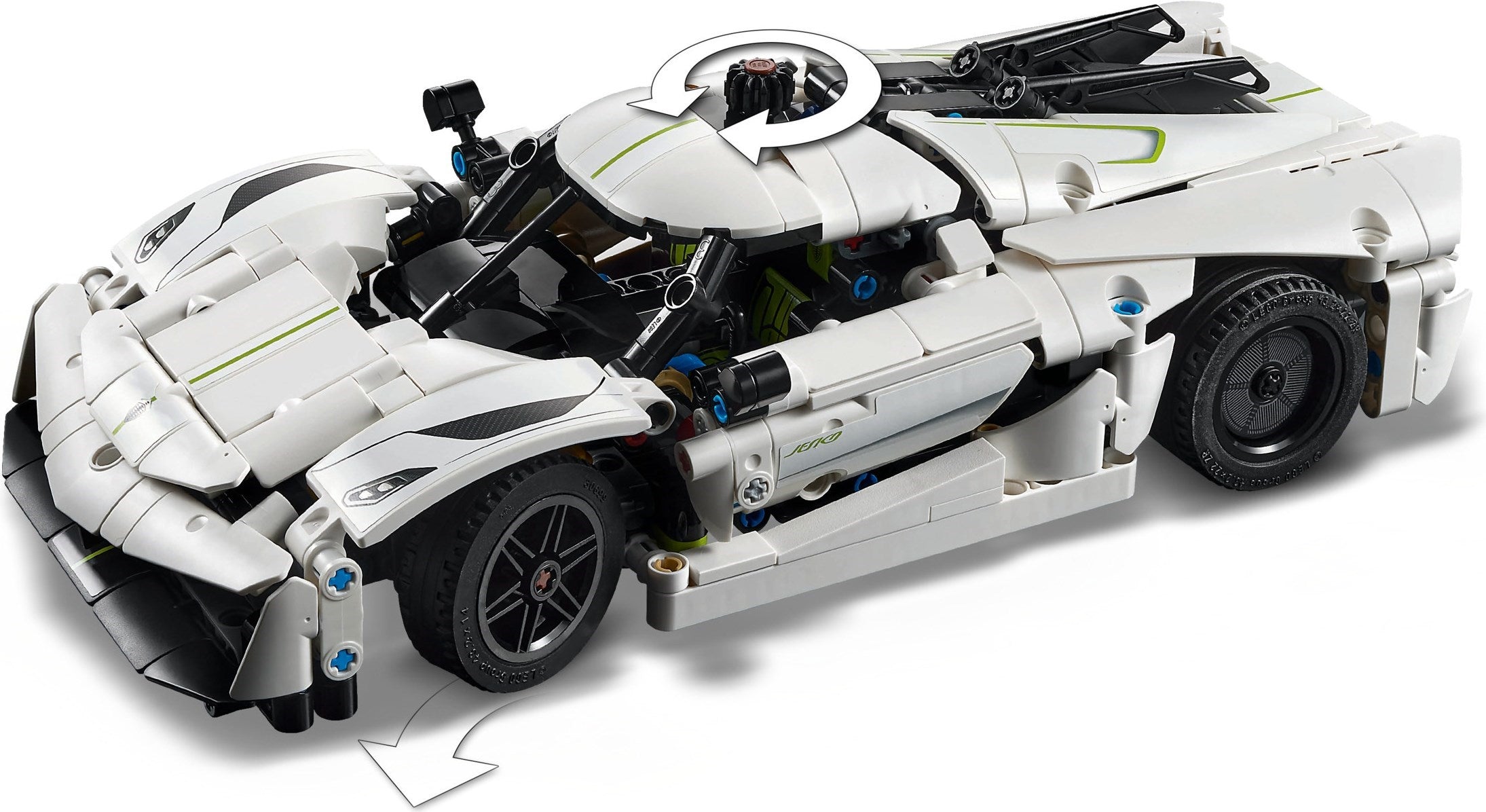Koenigsegg Jesko Absolut White Hypercar 42184 | Technic | LEGO – image 10