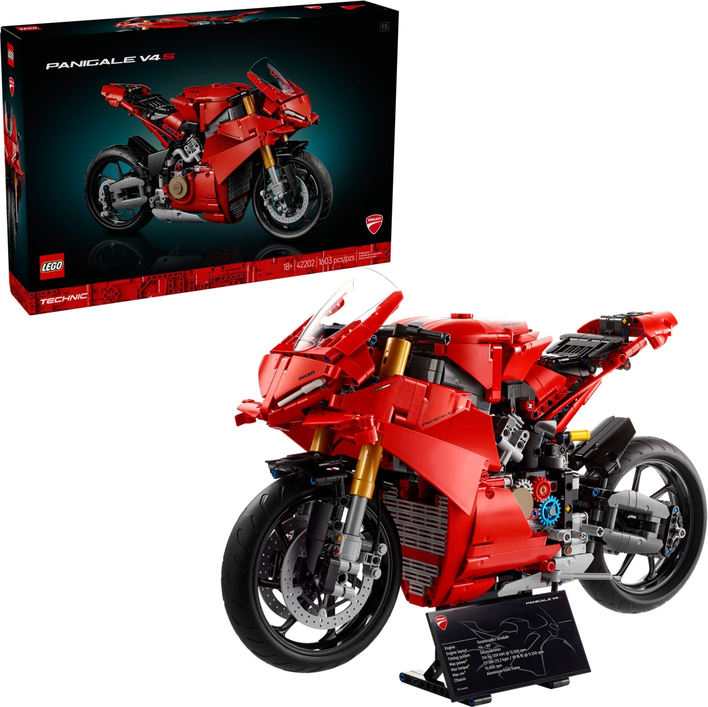 Ducati Panigale V4 S Motorcycle 42202 | Technic | LEGO – image 3
