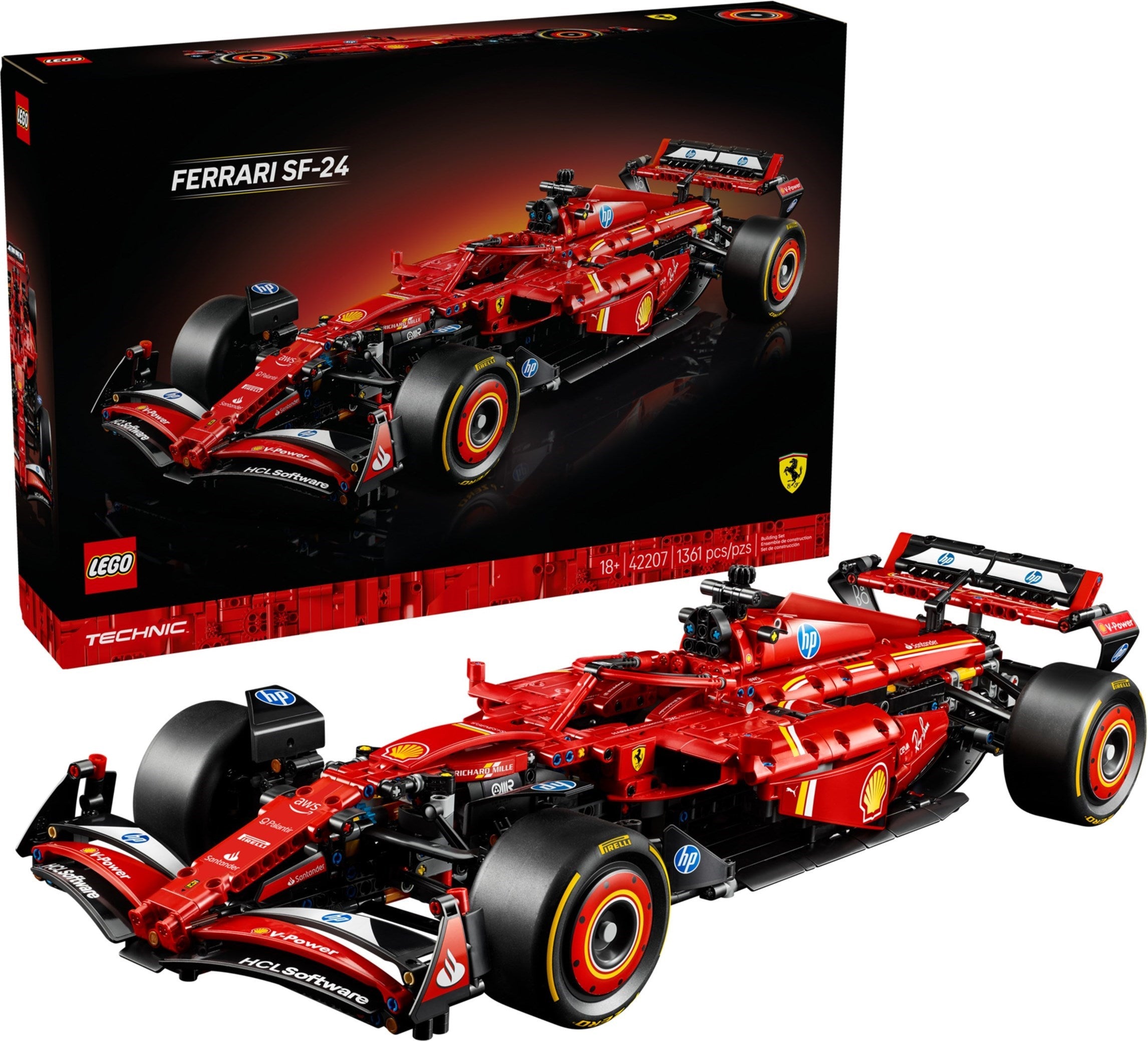 Ferrari SF-24 F1 Car 42207 | Technic | LEGO – image 4