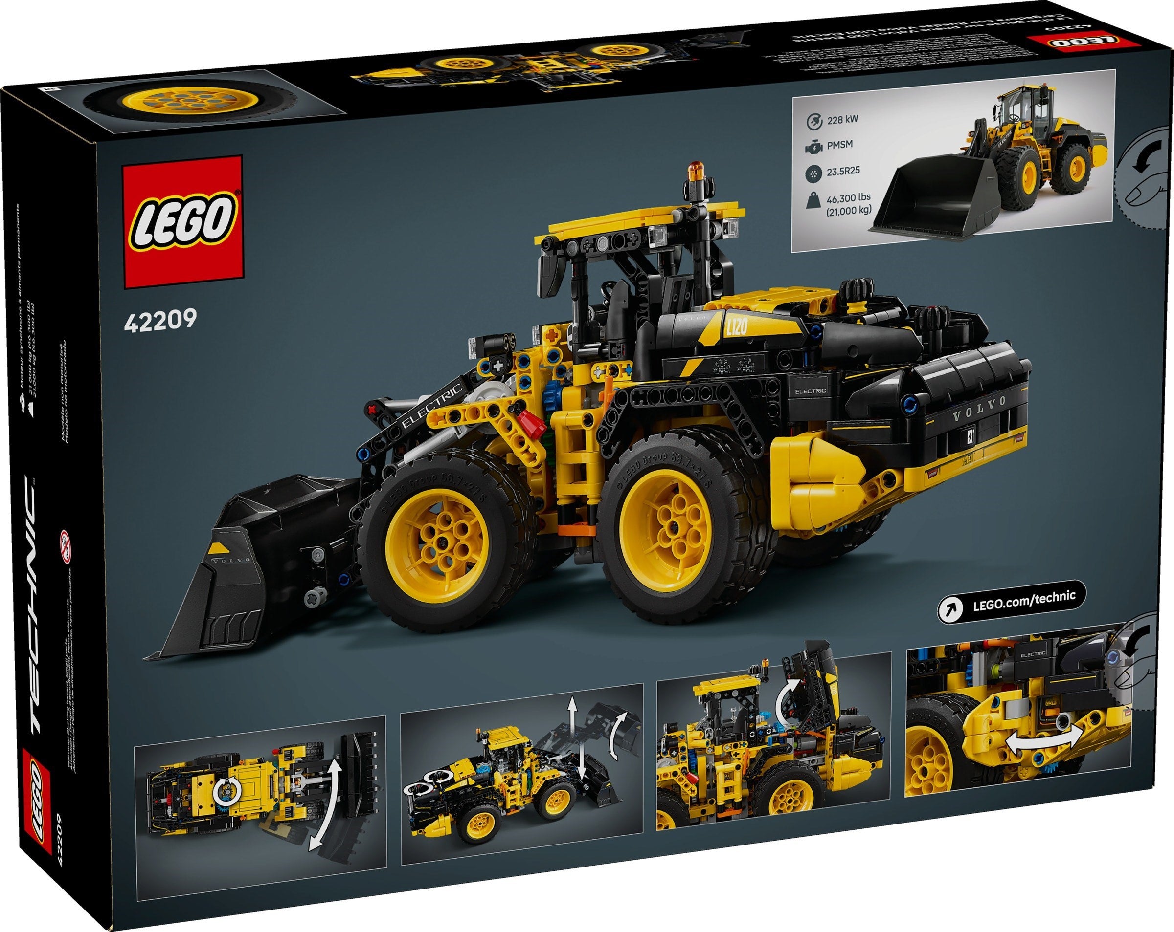 Volvo L120 Electric Wheel Loader 42209 | Technic | LEGO – image 2
