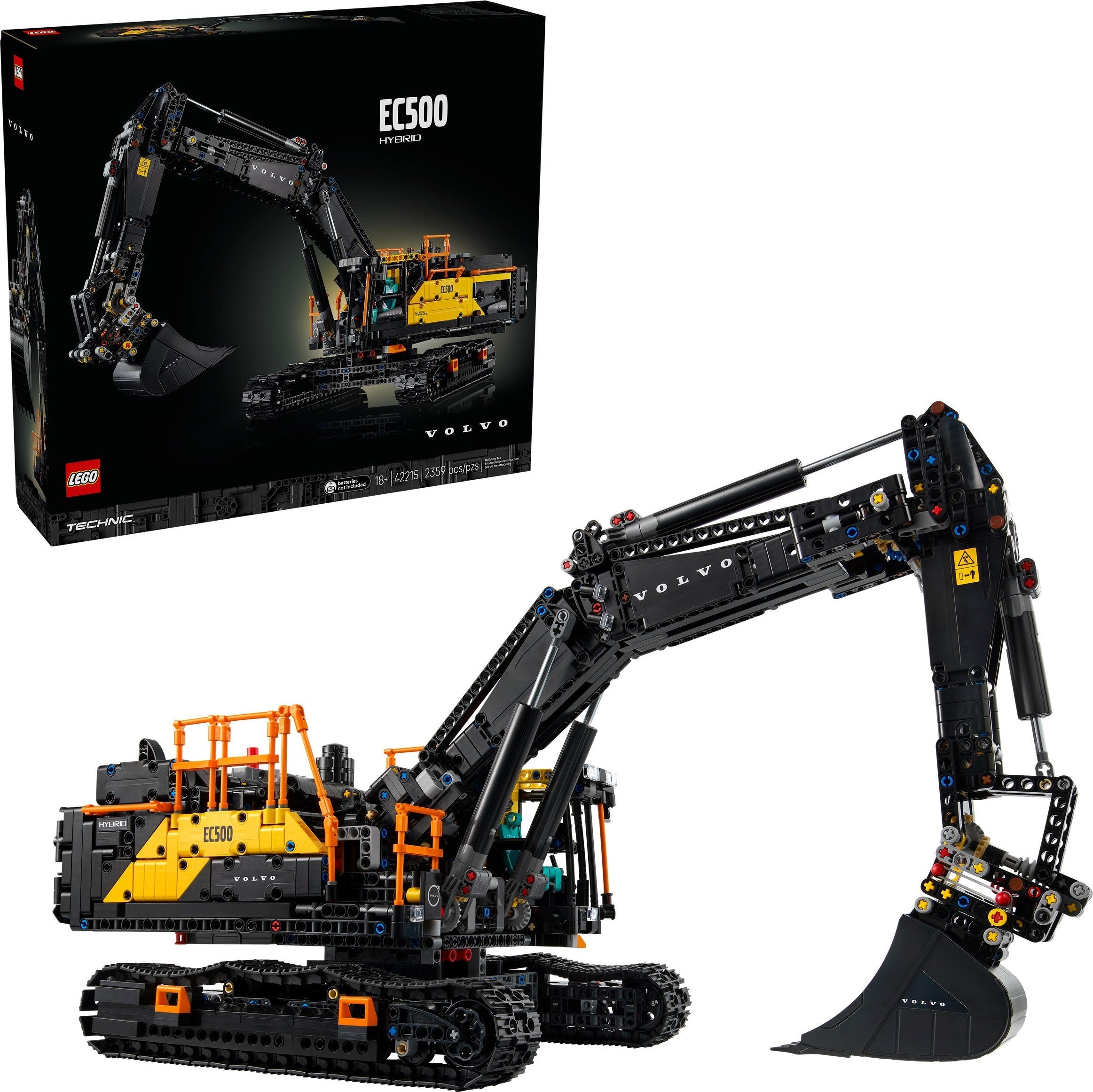 Volvo EC500 Hybrid Excavator 42215 | Technic | LEGO (image 3)
