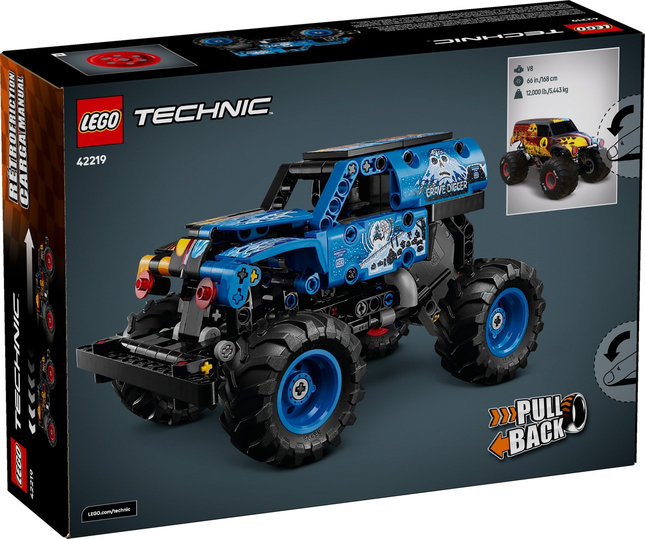 Monster Jam Grave Digger 42219 | Technic | LEGO (image 2)