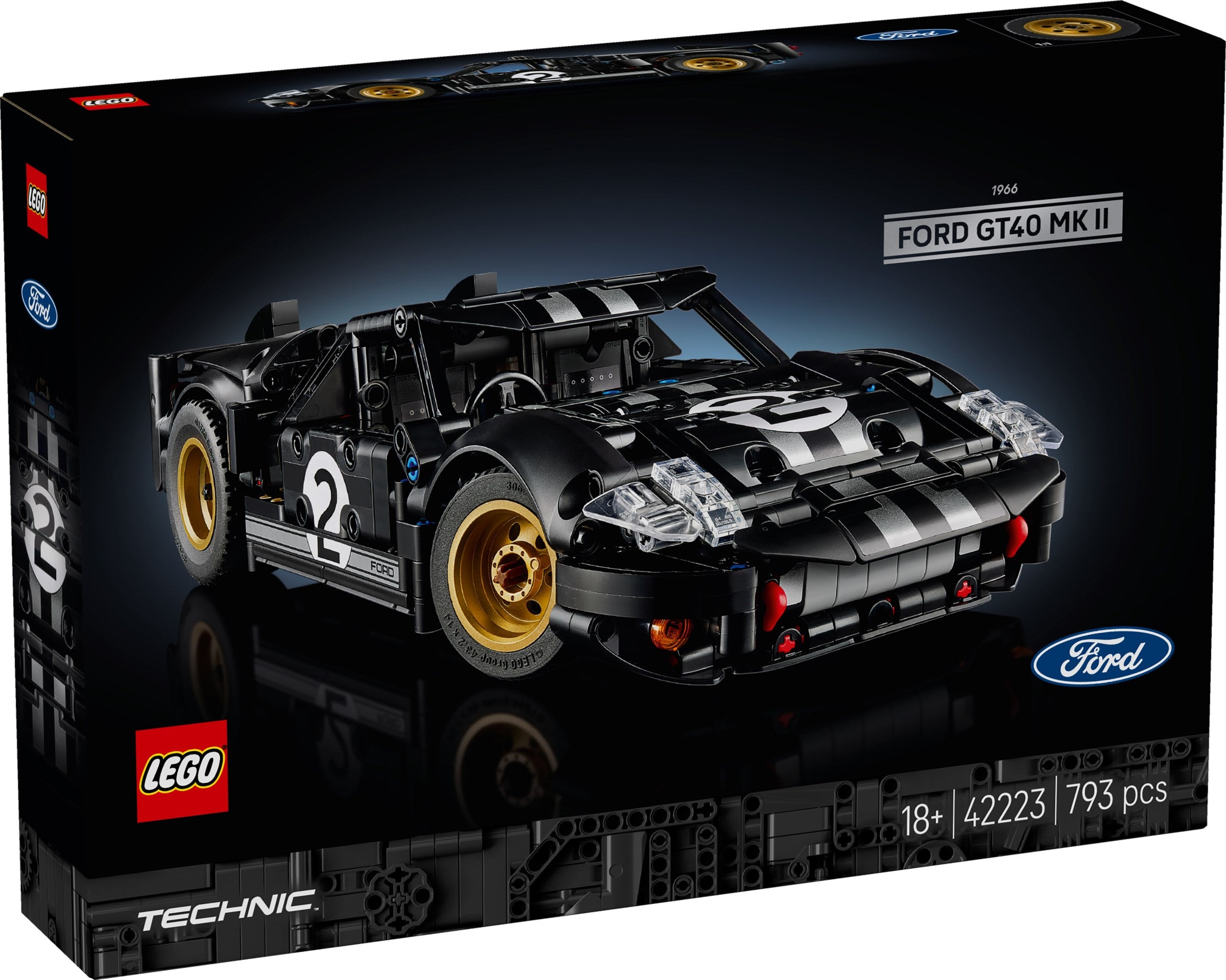 1966 Ford GT40 MKII 42223 | Technic | LEGO (image 2)