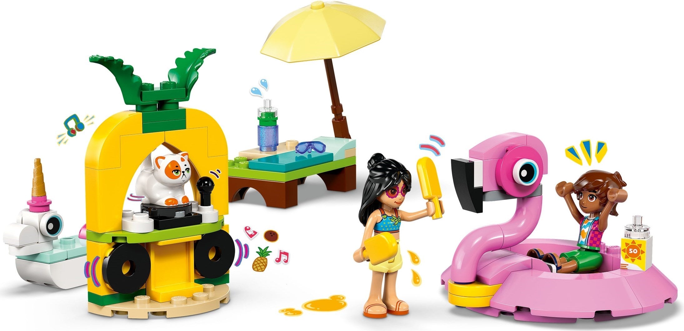 Unicorn & Flamingo Pool Party 42658 | Friends | LEGO (image 8)