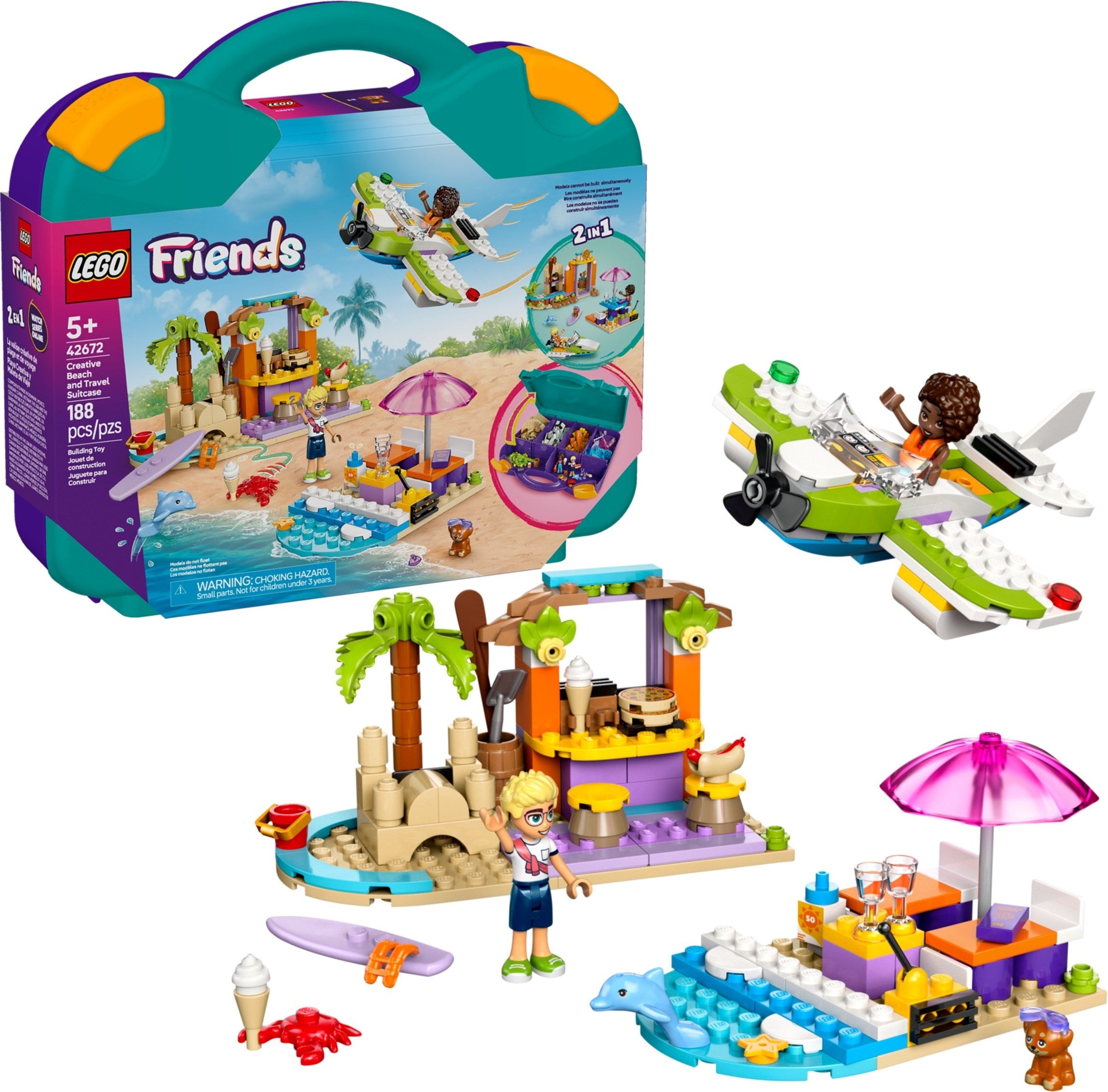 Creative Beach and Travel Suitcase 42672 | Friends | LEGO