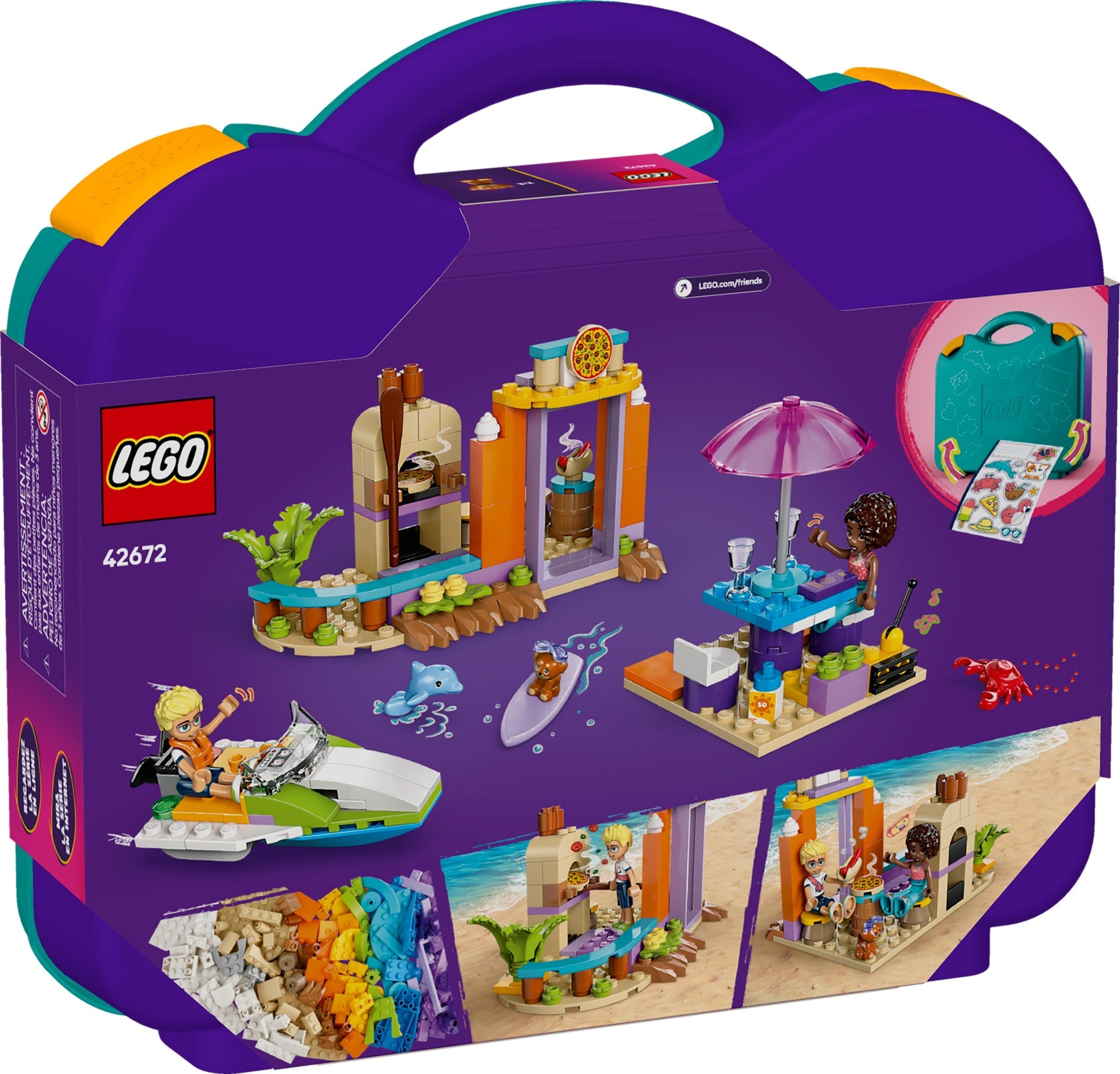 Creative Beach and Travel Suitcase 42672 | Friends | LEGO