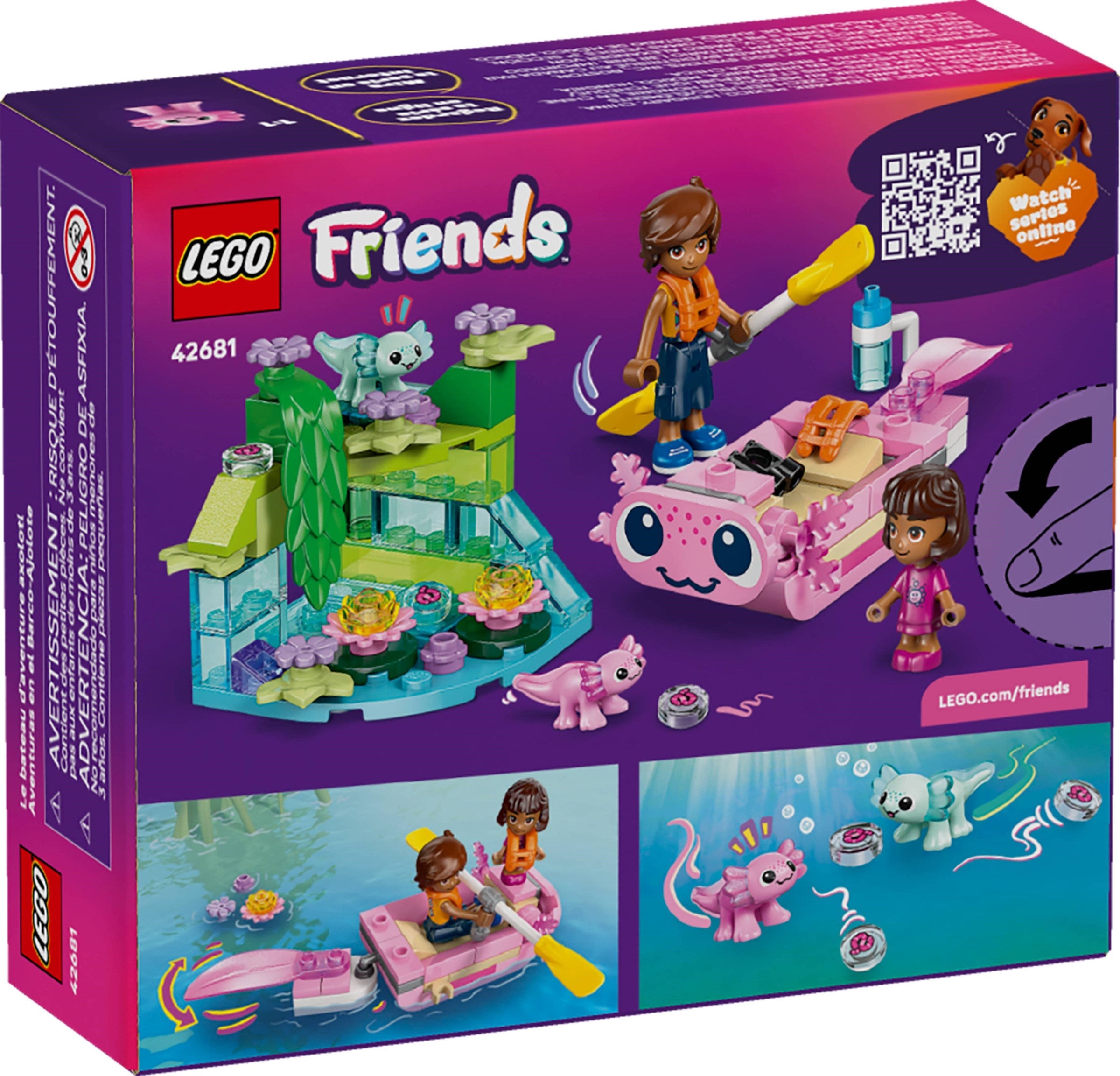 Axolotl Adventure Boat 42681 | Friends | LEGO (image 2)