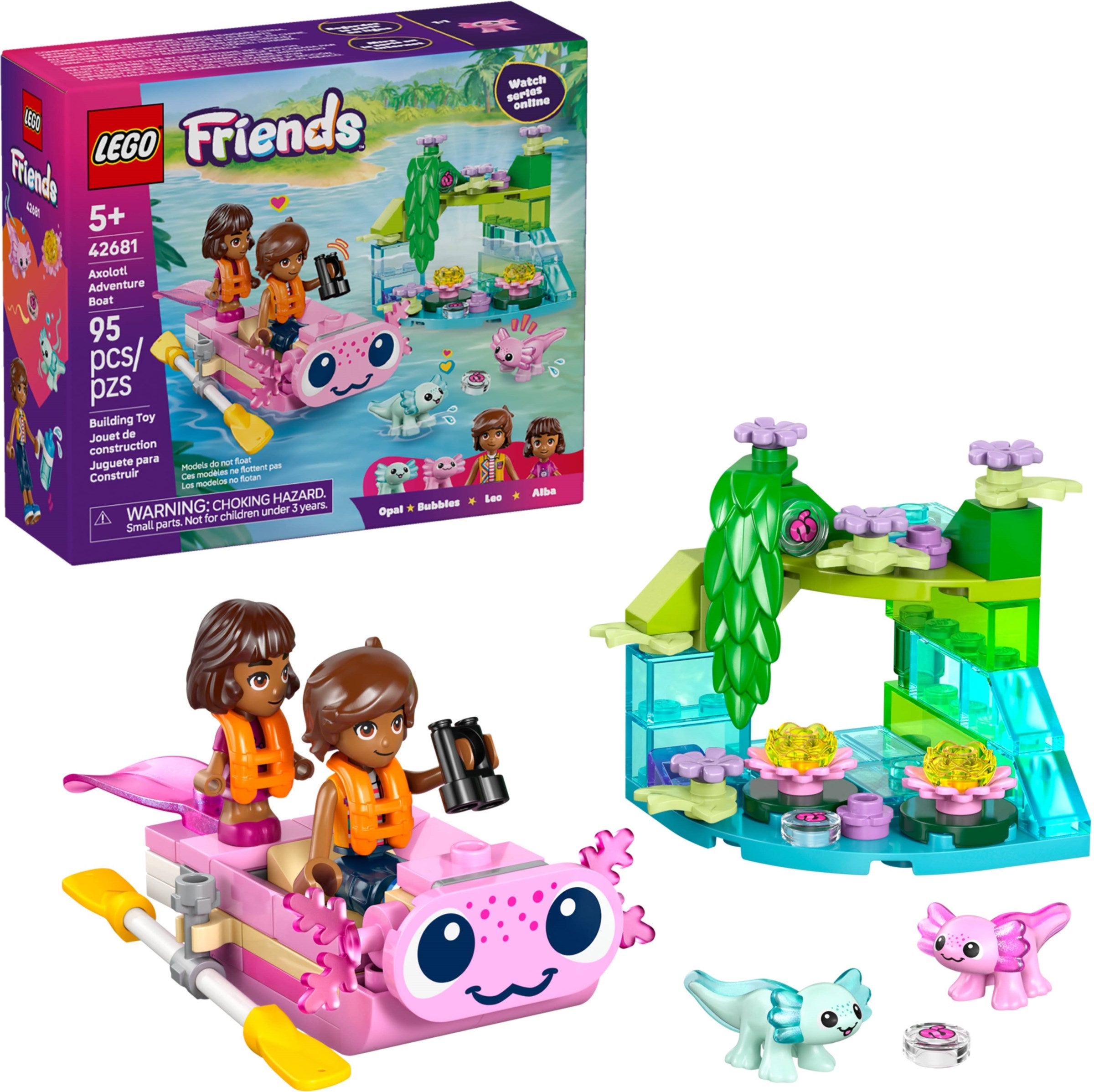 Axolotl Adventure Boat 42681 | Friends | LEGO (image 3)