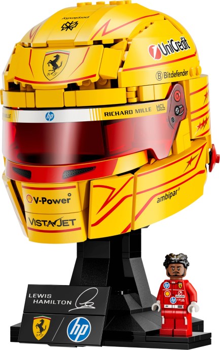 Scuderia Ferrari HP Lewis Hamilton Helmet  43022 | Editions | LEGO