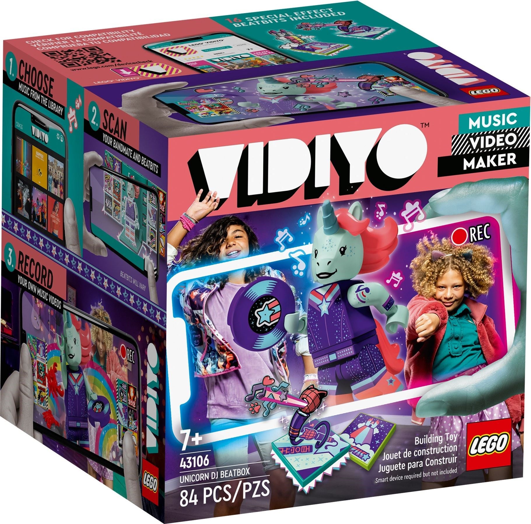 Unicorn DJ BeatBox 43106 | Vidiyo | LEGO (image 2)