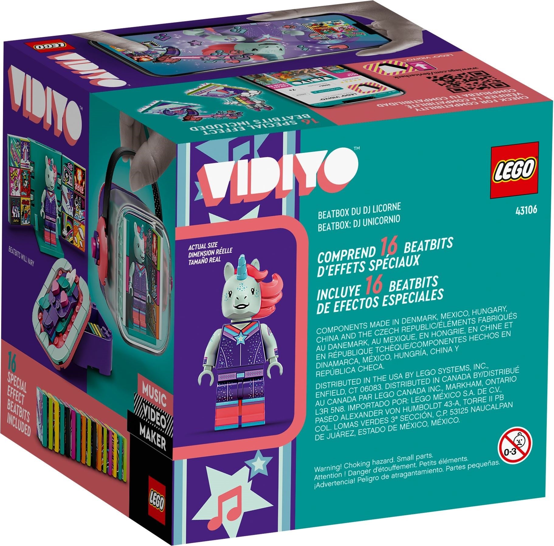 Unicorn DJ BeatBox 43106 | Vidiyo | LEGO (image 3)