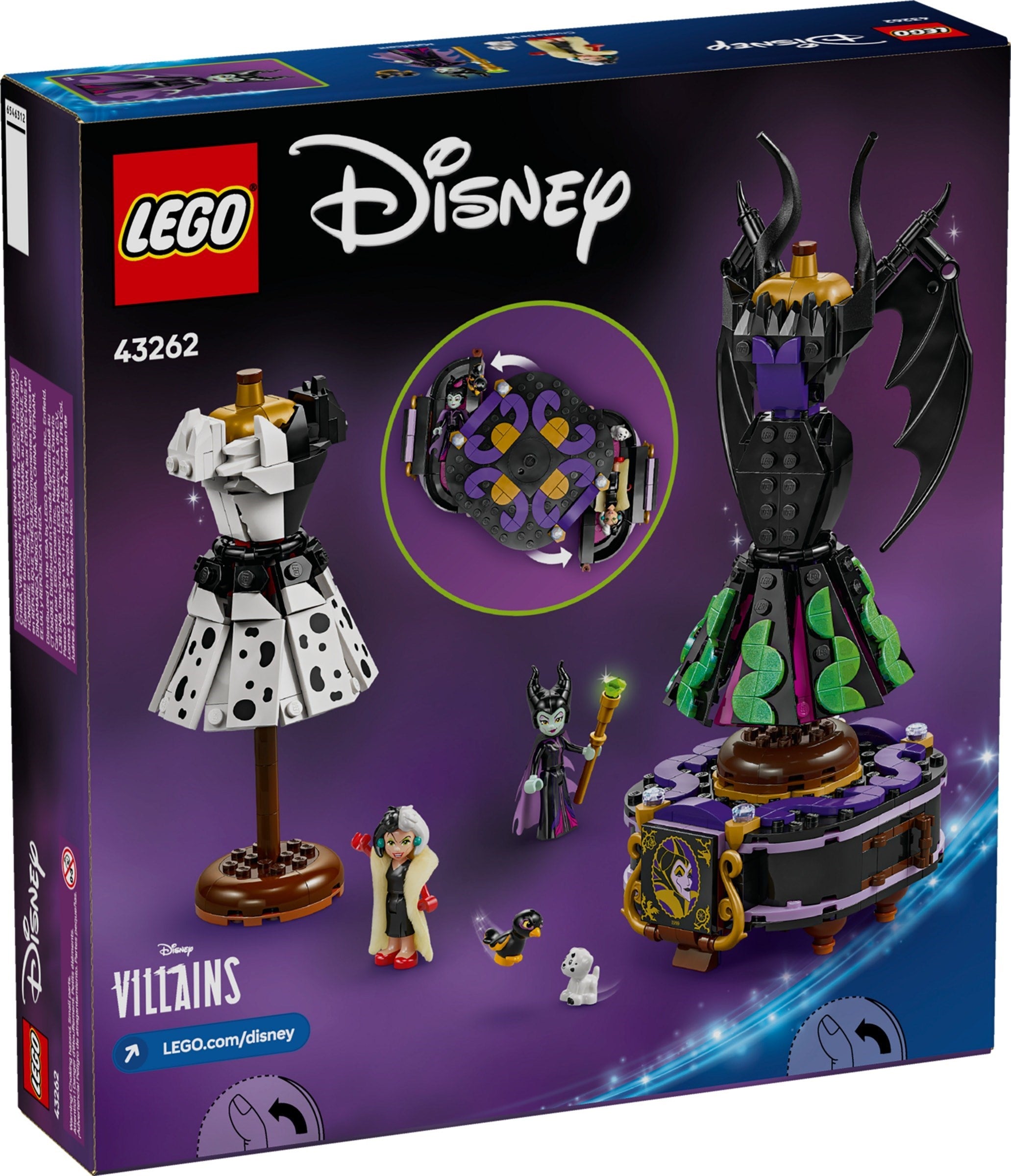 Maleficent's and Cruella De Vil's Dresses 43262 | Disney | LEGO – image 2