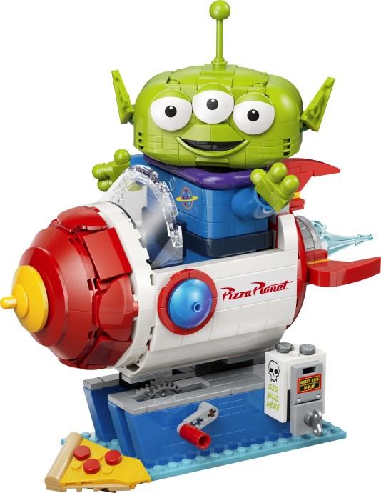 Alien with Pizza Planet Rocket Ride 43307 | Disney | LEGO