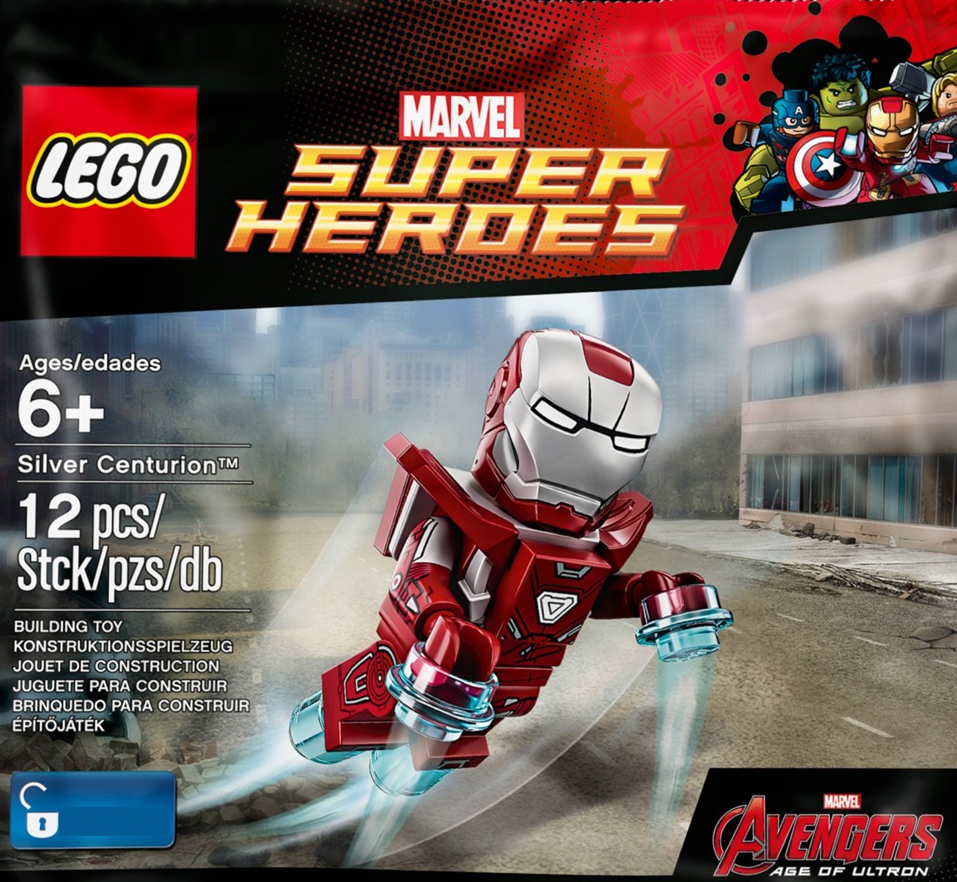 Silver Centurion polybag | Marvel Super Heroes Minifigure | LEGO