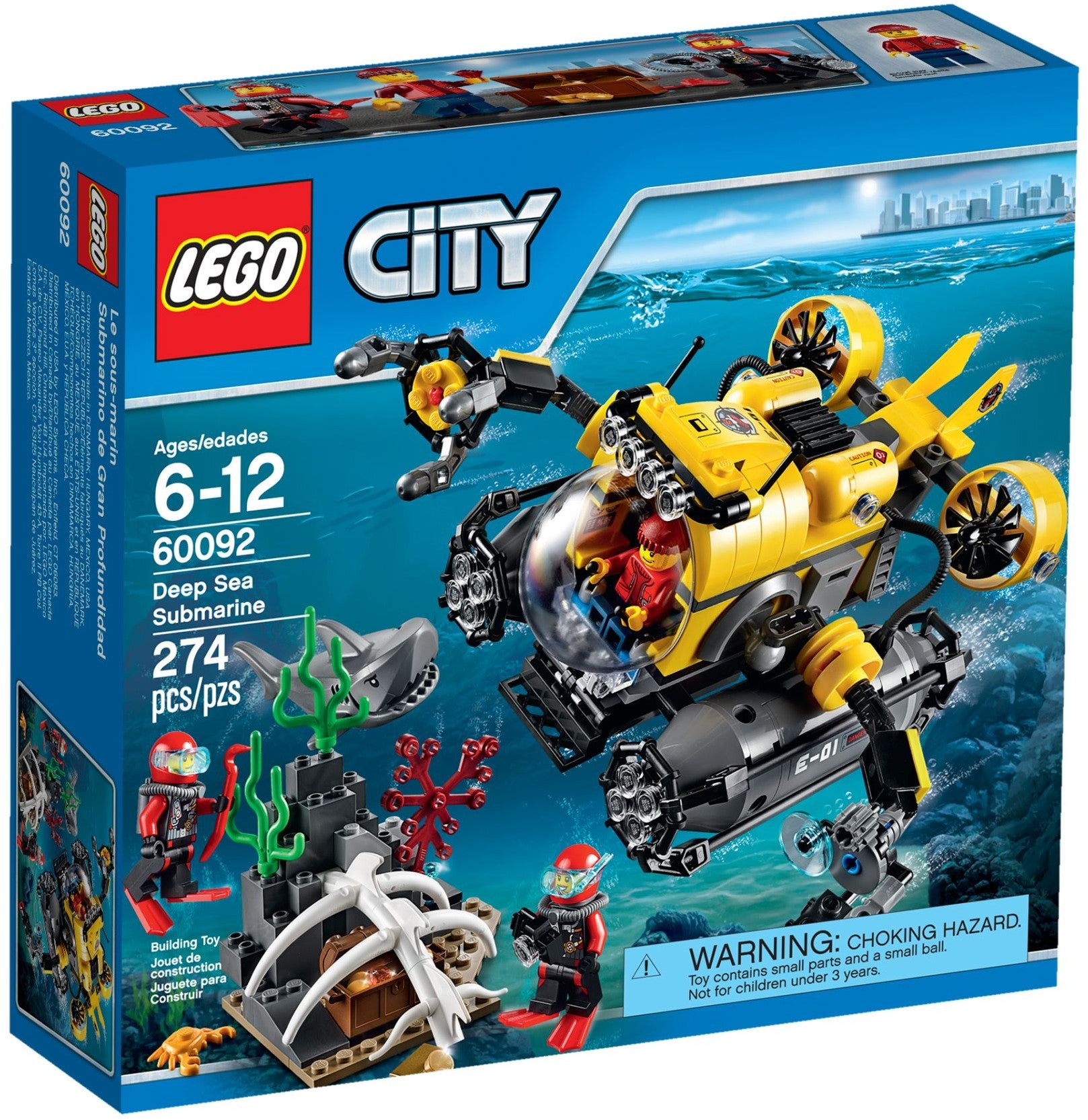 Deep Sea Submarine 60092 | City | LEGO