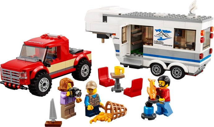 Pickup & Caravan 60182 | City | LEGO