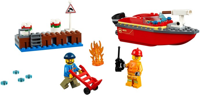 Dock Side Fire 60213 | City | LEGO