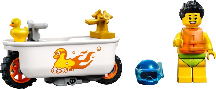 Bathtub Stunt Bike 60333 | City | LEGO