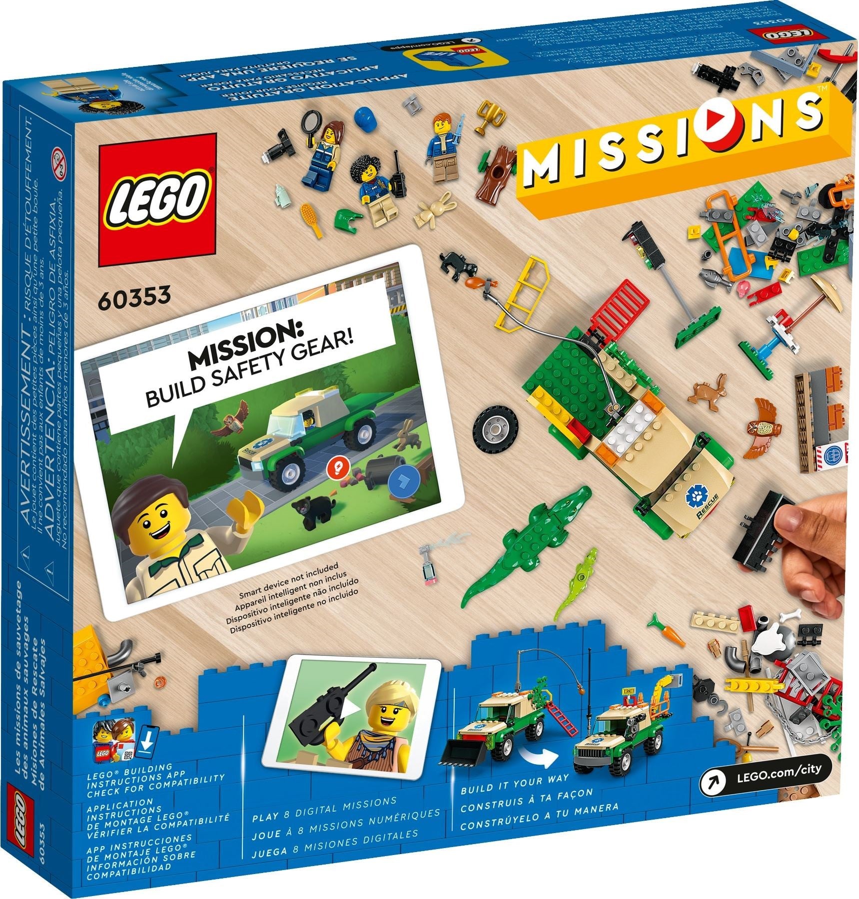 Wild Animal Rescue Missions 60353 | City | LEGO