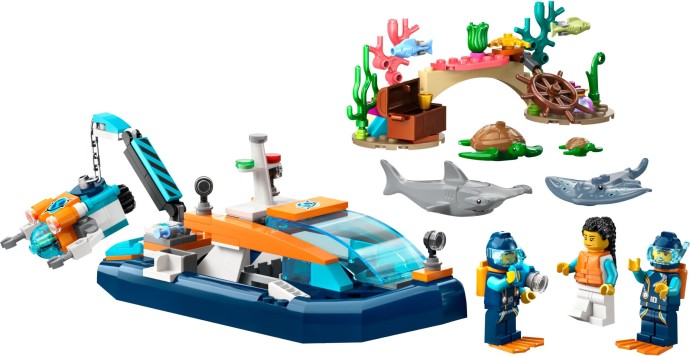 Explorer Diving Boat 60377 | City | LEGO