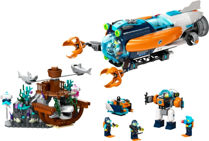 Deep-Sea Explorer Submarine 60379 | City | LEGO