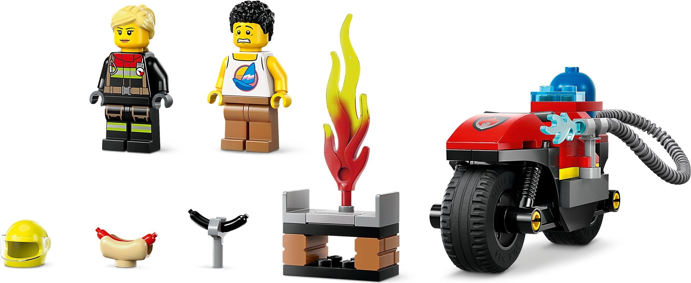 Fire Rescue Motorcycle 60410 | City | LEGO – image 3