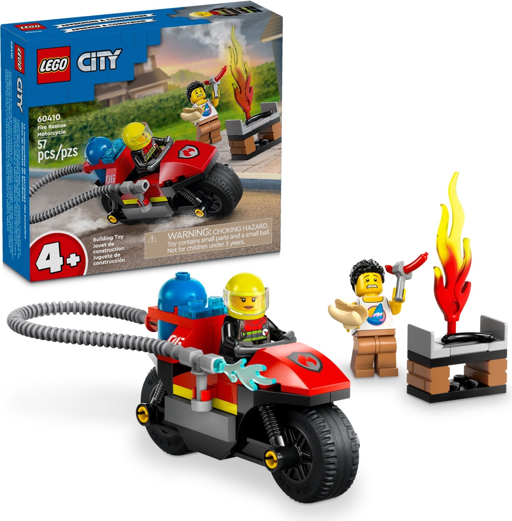 Fire Rescue Motorcycle 60410 | City | LEGO – image 2