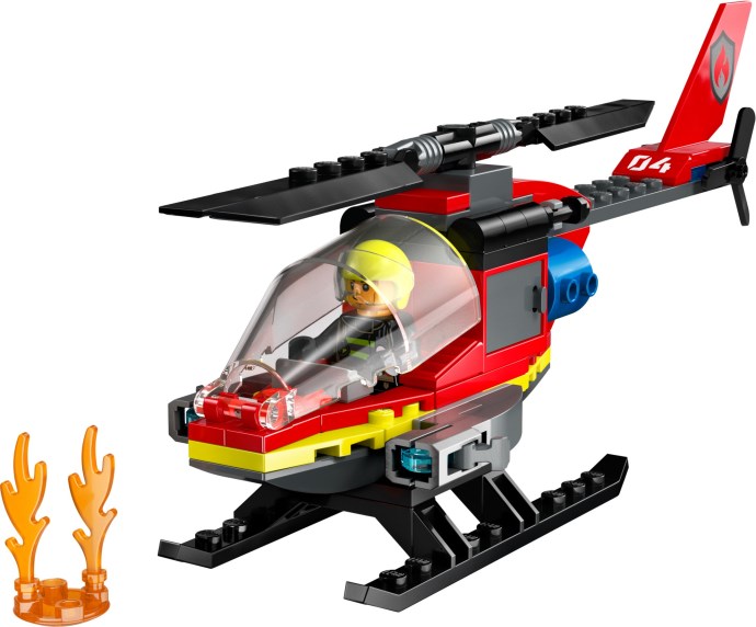 Fire Rescue Helicopter 60411 | City | LEGO