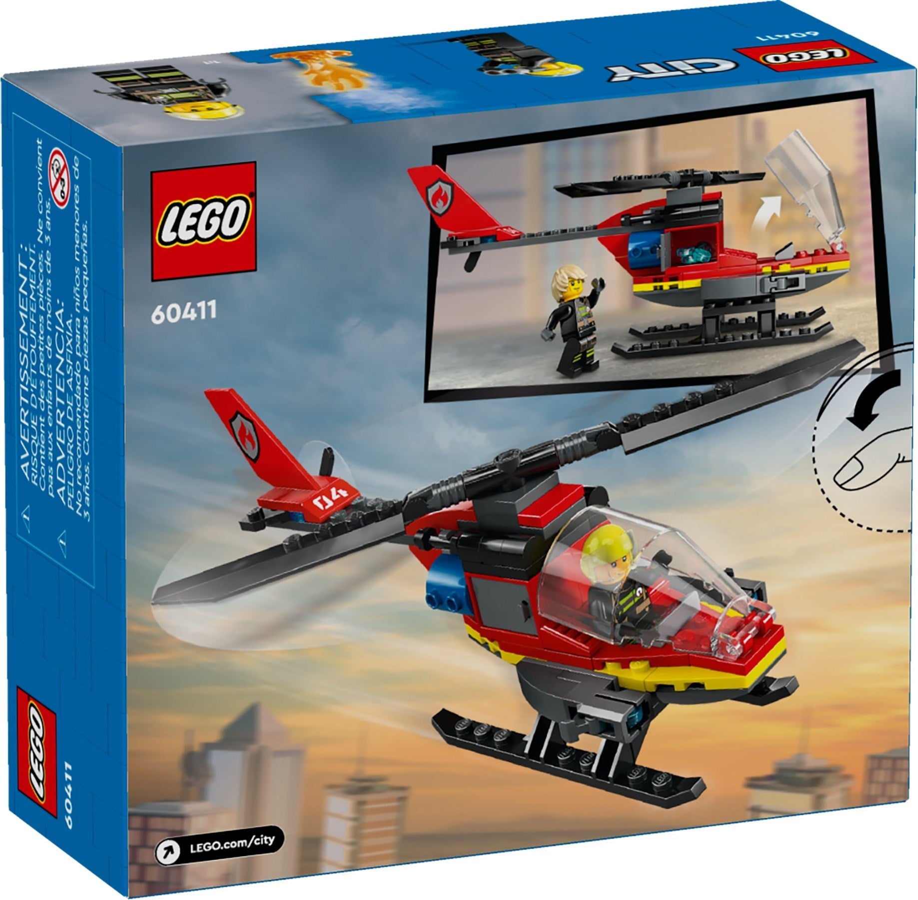 Fire Rescue Helicopter 60411 | City | LEGO – image 6