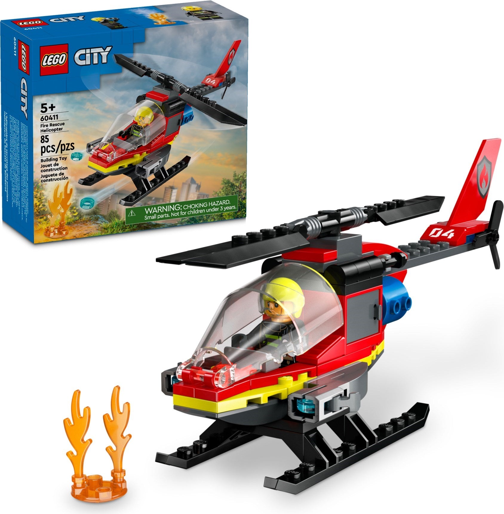 Fire Rescue Helicopter 60411 | City | LEGO – image 2