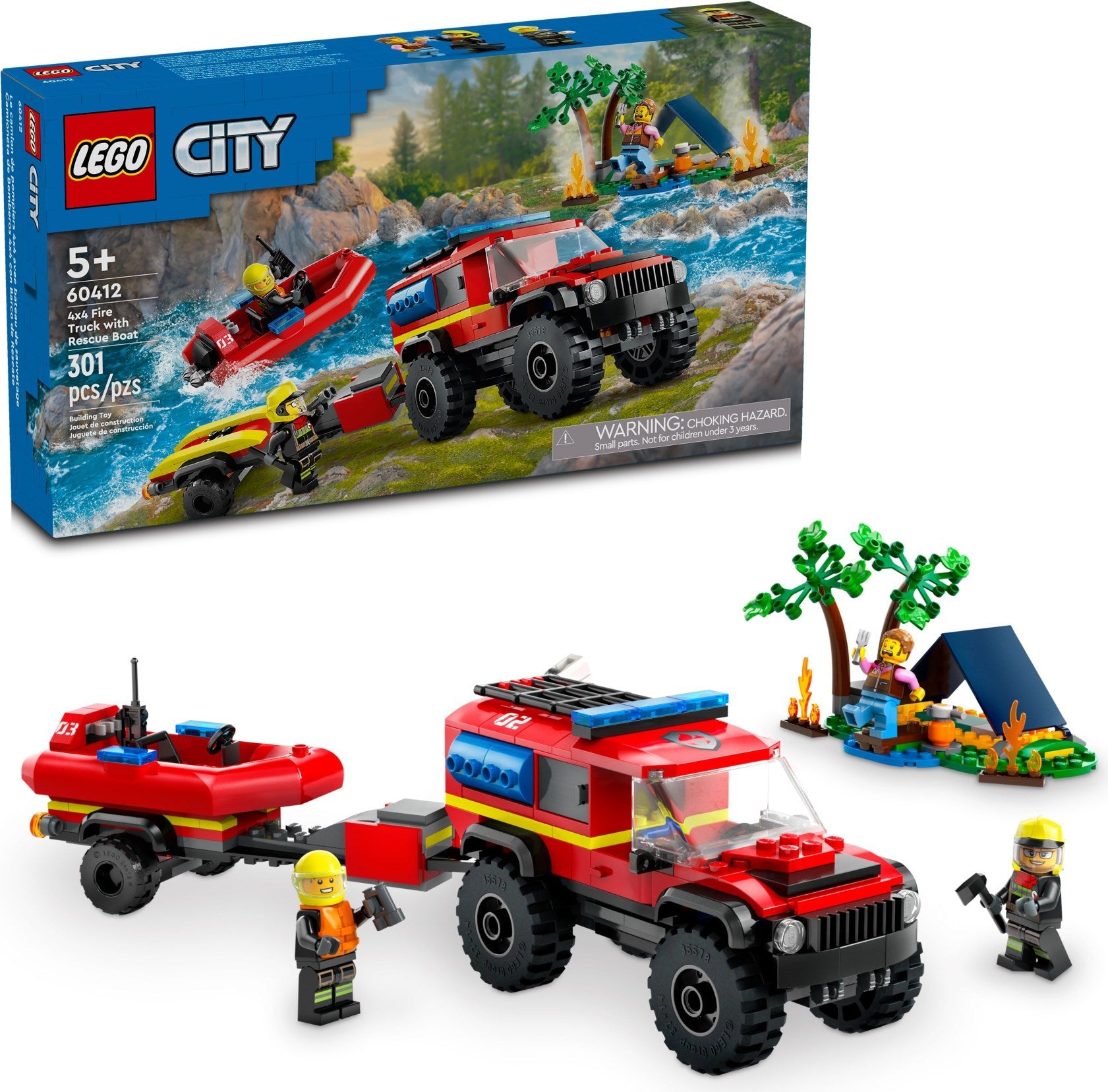 4x4 Fire Truck with Rescue Boat 60412 | City | LEGO – image 2