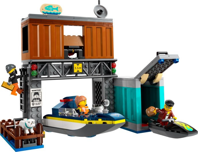 Police Speedboat and Crooks' Hideout 60417 | City | LEGO