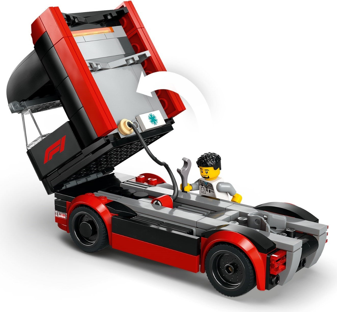 F1 Truck with RB20 & AMR24 F1 Cars 60445 | City | LEGO – image 7