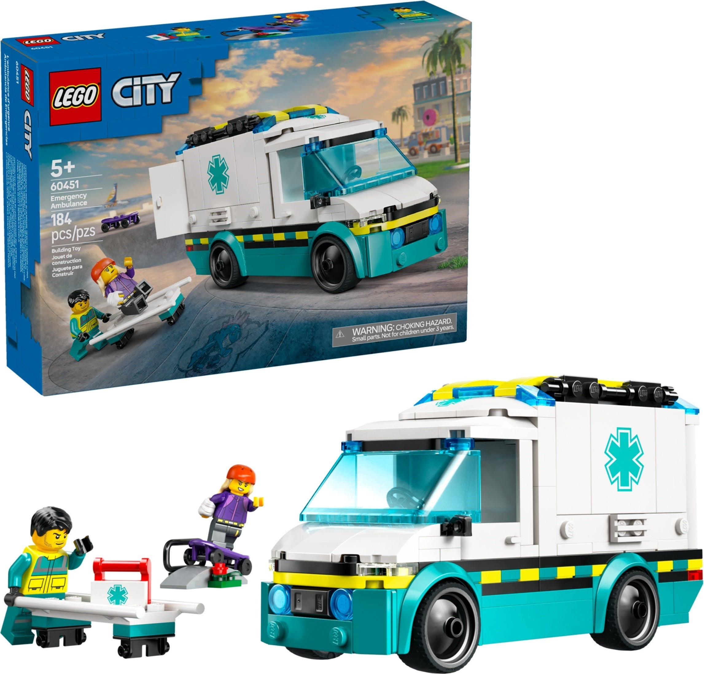 Emergency Ambulance 60451 | City | LEGO – image 3