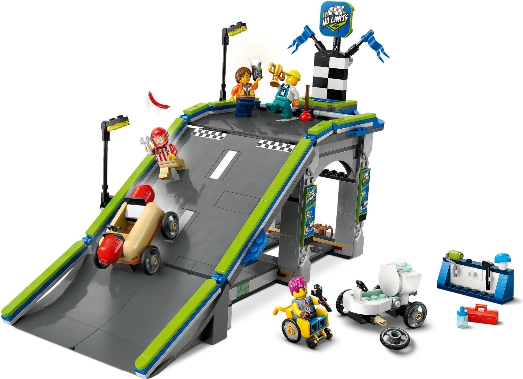 No Limits: Race Car Ramp Track 60460 | City | LEGO – image 8